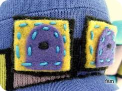 funky sock monkey face
