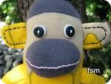 sock monkey picture