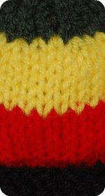 rasta colors sock monkey hat