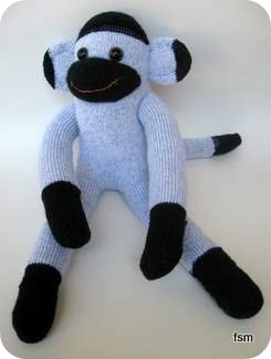 Wigwam socks - sock monkey body