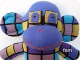 funky sock monkey picture